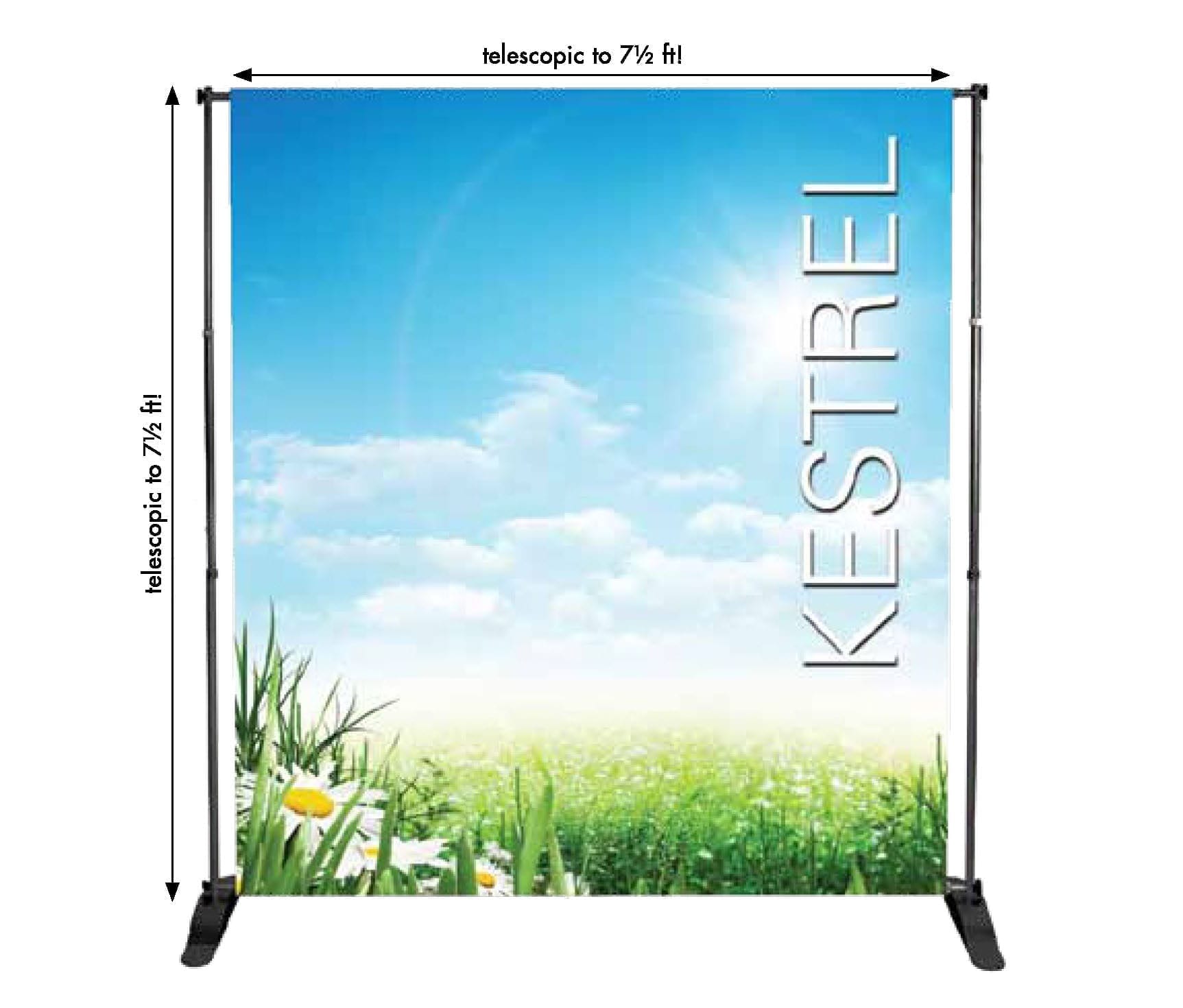 Banner Stand Backdrop Kestrel Model