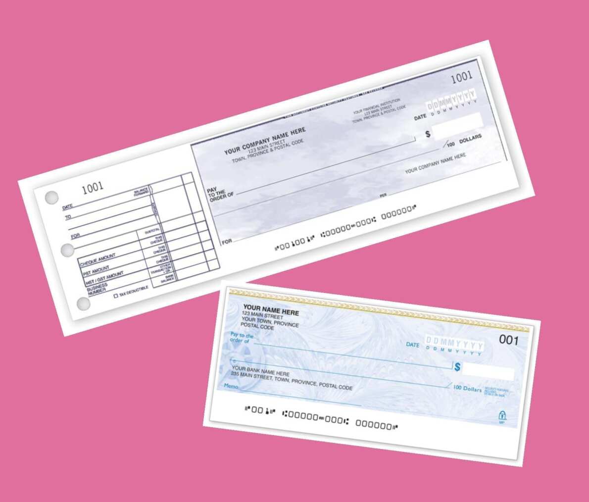 Cheque Material Cheque Printing and Design